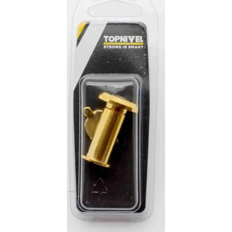 MIRILLA 180º CON TAPA diametro 14 MM 35-60 DORADA NIVEL NV106150