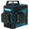 NIVEL LASER 3D VERDE 12 LINEAS 3,7V. WESCO WS8912K