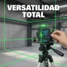 NIVEL LASER 3D VERDE 12 LINEAS 3,7V. WESCO WS8912K
