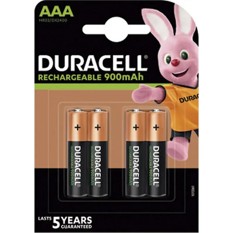 PILA RECARGABLE LR03 AAA 900MAH ULTRA DURACELL 4 PZ DURACELL 5000394203822