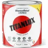 PINTURA PLASTICA INTERIOR EXTERIOR BLANCO TOTAL MATE 750 ML BLANCO TITANLUX 5994377