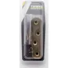 PLACA ENSAMBLE RECTO ACERO BICROMATADO 80X20MM 4UDS NIVEL NV106174