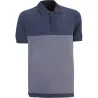 POLO ALGODON / ELASTANO FENIX GRIS / MARINO TALLA M JUBA FXC68GB/M