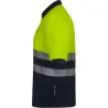 POLO ALTA VISIBILIDAD CINTA SEGMENTADA NAVY / AMARILLO FLUOR TALLA 3XL VELILLA 305533_61/20