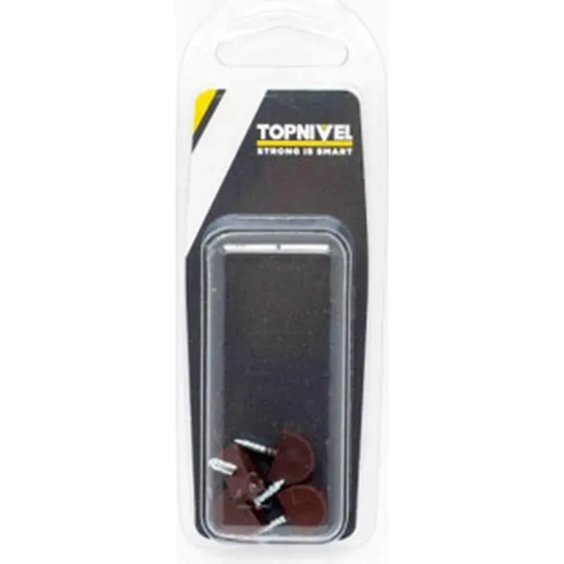 PORTAESTANTE SOPORTE 1B VITRINA MARRON 15X11MM 8UDS NIVEL NV106188