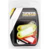 PORTAETIQUETA LLAVES PLASTICO SURTIDO 58X22MM 8UDS NIVEL NV107733