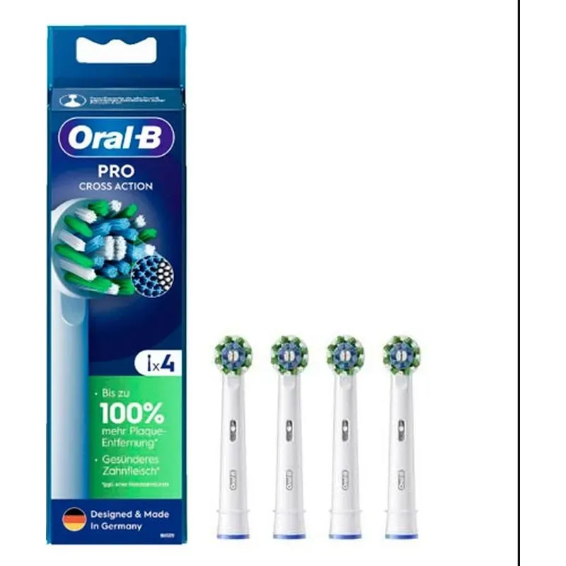 RECAMBIO CEPILLO ORAL-B CROSS ACTION PACK 4 UDS ORAL-B EB50BRX/4