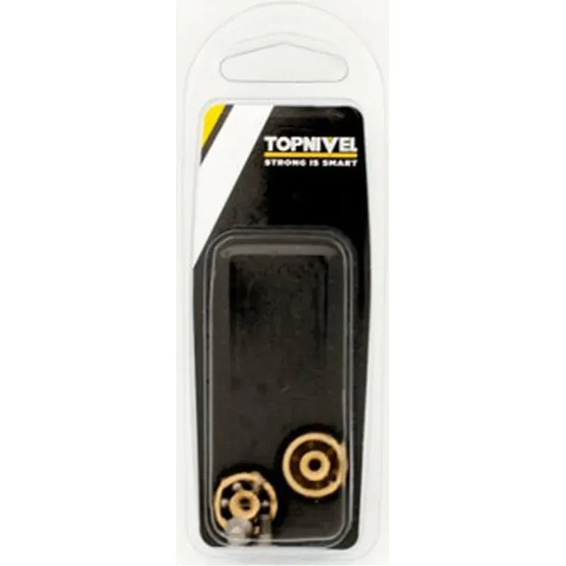 RUEDA MAMPARA RODAMIENTO METALICO CON TORNILLO 20MM 2UDS NIVEL NV107609