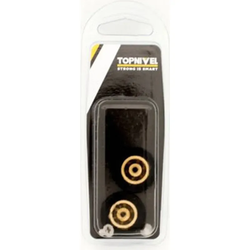 RUEDA MAMPARA RODAMIENTO METALICO CON TORNILLO 26MM 2UDS NIVEL NV107610