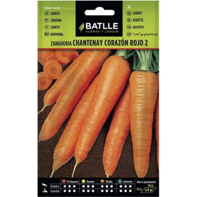 SEMILLAS ZANAHORIA CHANTENAY BATLLE 016105BOLS