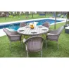 SILLON JARD 61,5X66,5X90CM ACERO/RATAN GR/BE LYN NT11 IMPORT NT110417