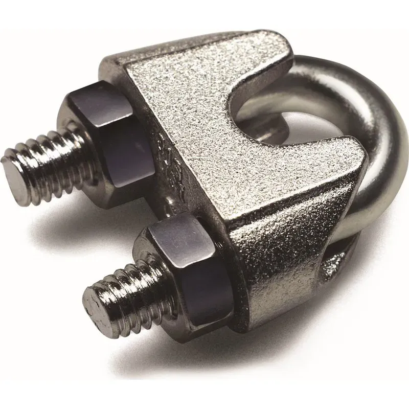 SUJETACABLE DIN 741 INOXIDABLE PARA CABLE diametro 16 5 PZ UNIQ 9524221