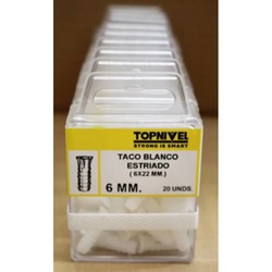 TACO BL ESTRIADO 6MM 18 UDS NIVEL NV124193-3346