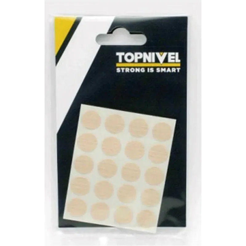 TAPON CUBRETORNILLO ADHESIVO MAPLE 20UDS NIVEL NV106119