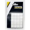 TAPON CUBRETORNILLO ADHESIVO BLANCO 13MM 20UDS NIVEL NV106120