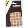 TAPON CUBRETORNILLO ADHESIVO ROBLE CLARO 20UDS NIVEL NV107658