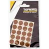 TAPON CUBRETORNILLO ADHESIVO ROBLE OSCURO 20UDS NIVEL NV107659