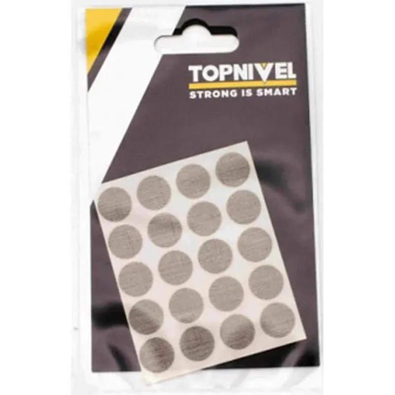 TAPON CUBRETORNILLO ADHESIVO OSCURO 20UDS NIVEL NV107660