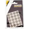 TAPON CUBRETORNILLO ADHESIVO OSCURO 20UDS NIVEL NV107660