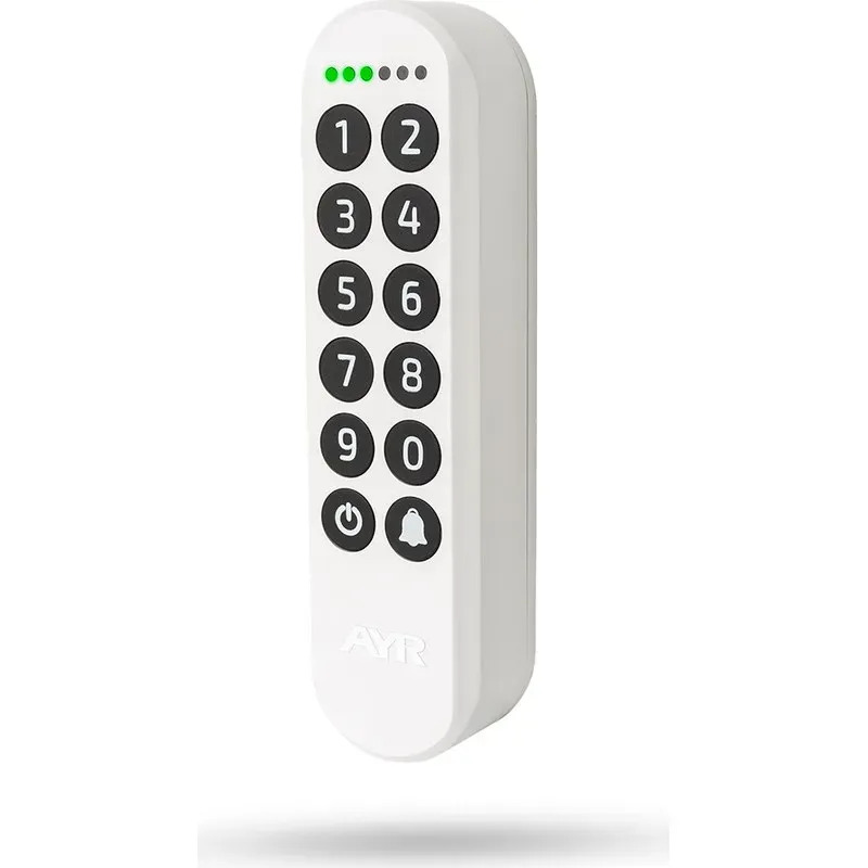 TECLADO SEGURIDAD BLUETOOTH 516 KEYPAD BLANCO AYR 698