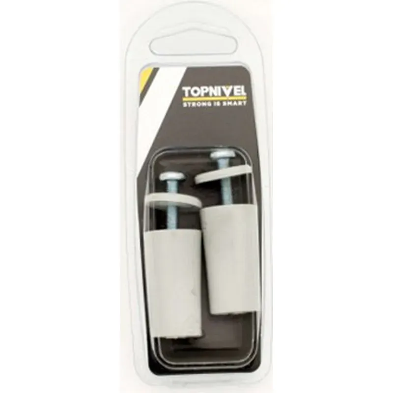 TOPE PERSIANA (2 UNID) 40MM GRIS NIVEL NV107719