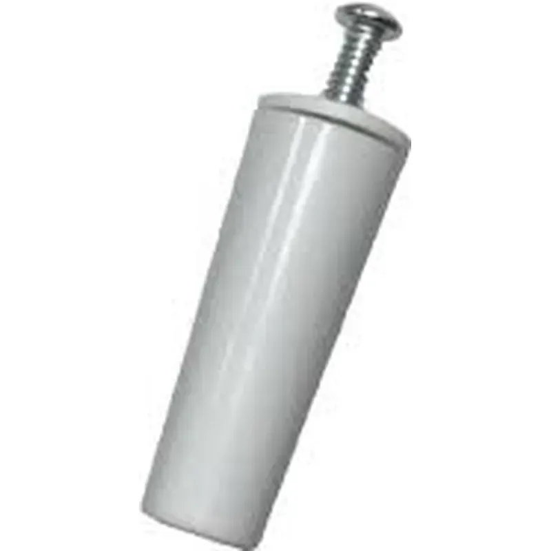 TOPE PERSIANA CON TORNILLO 60MM BLANCO GAVIOTA 17-021-002
