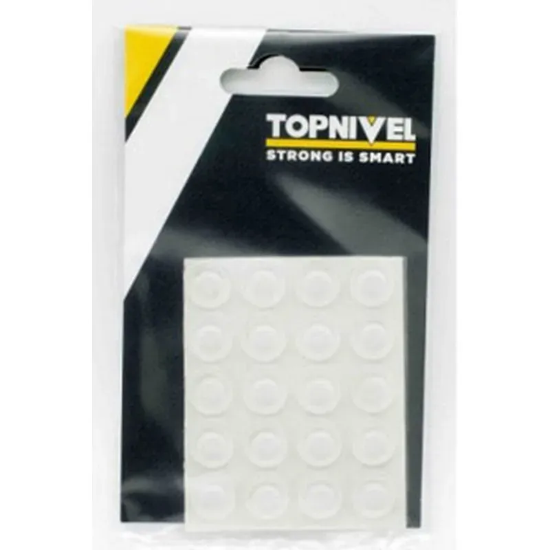 TOPE PROT.GOLPES 13X 4MM ADH ANTIDESL TRA NIVEL 25 PZ NIVEL NV106149