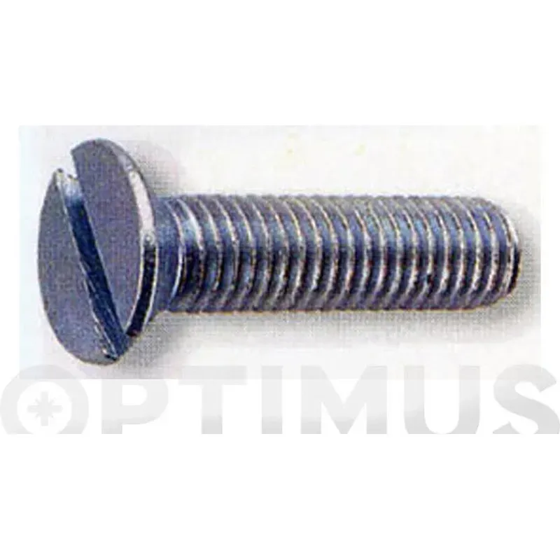 TORNILLO DIN 963 CABEZA PLANA CINCADO M-3 X 20 MM 2000 UDS HISPANOX 16044