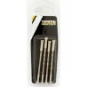 TORNILLO PASANTE MULTICORTE NIQUEL/SATINADO M 4 X 75 MM 4 UDS NIVEL NV107619