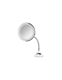 Compra Espejo baño aumento x10 con pie y ventosa diámetro 17 cm NON 17655 al mejor precio