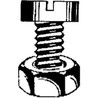 TORNILLO ROSCA METRICA DIN84 CINCADO CON TUERCA M6X20MM 12 UDS NIVEL NV124366-6729