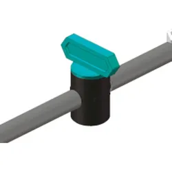 VALVULA MICRO RIEGO NEGRO/VERDE NEG/VER NATUUR 5 PZ NATUUR NT104457