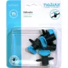 VALVULA MICRO RIEGO NEGRO/VERDE NEG/VER NATUUR 5 PZ NATUUR NT104457