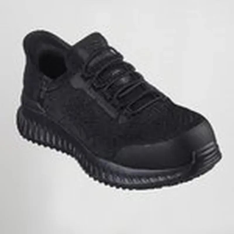 ZAPATO SEGURIDAD S1PL SR ESD SLIP-INS TILIDO NEGRO TALLA 39,5 SKECHERS SK200206EC-001