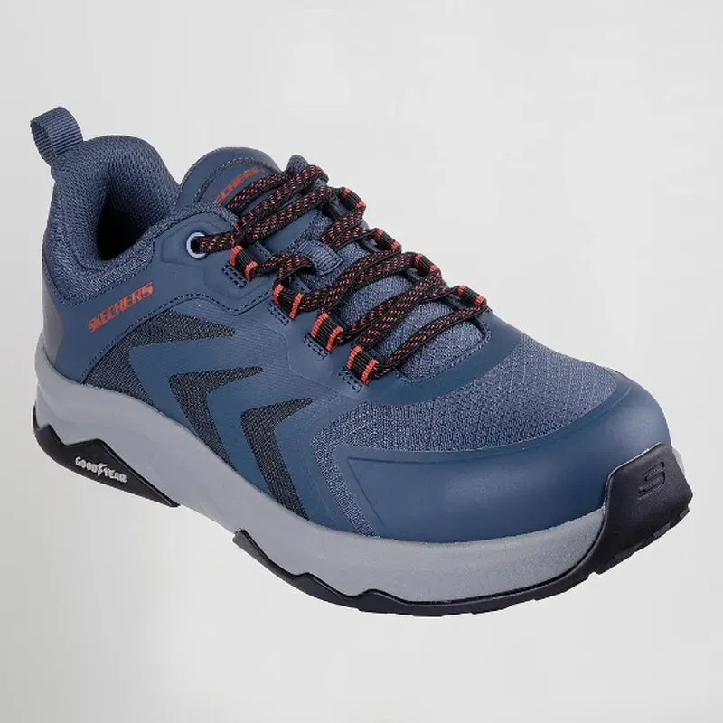 ZAPATO SEGURIDAD S3S SR ESD SPEED-FLEX TREKKER MARINO TALLA 41 SKECHERS SK200255EC-104