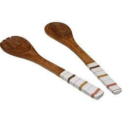 CUBIERTOS ENSALADA MADERA...