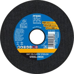DISCO CORTE INOX 115X1,0MM...