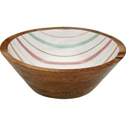 ENSALADERA MADERA DECORADA...