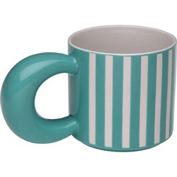 MUG CERAMICA RAYAS...