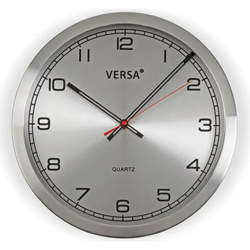 RELOJ COCINA ALUMINIO diametro 30 CM VERSA 20551092