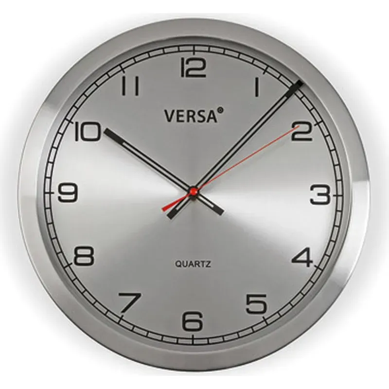 RELOJ COCINA ALUMINIO diametro 25 CM VERSA 20551091