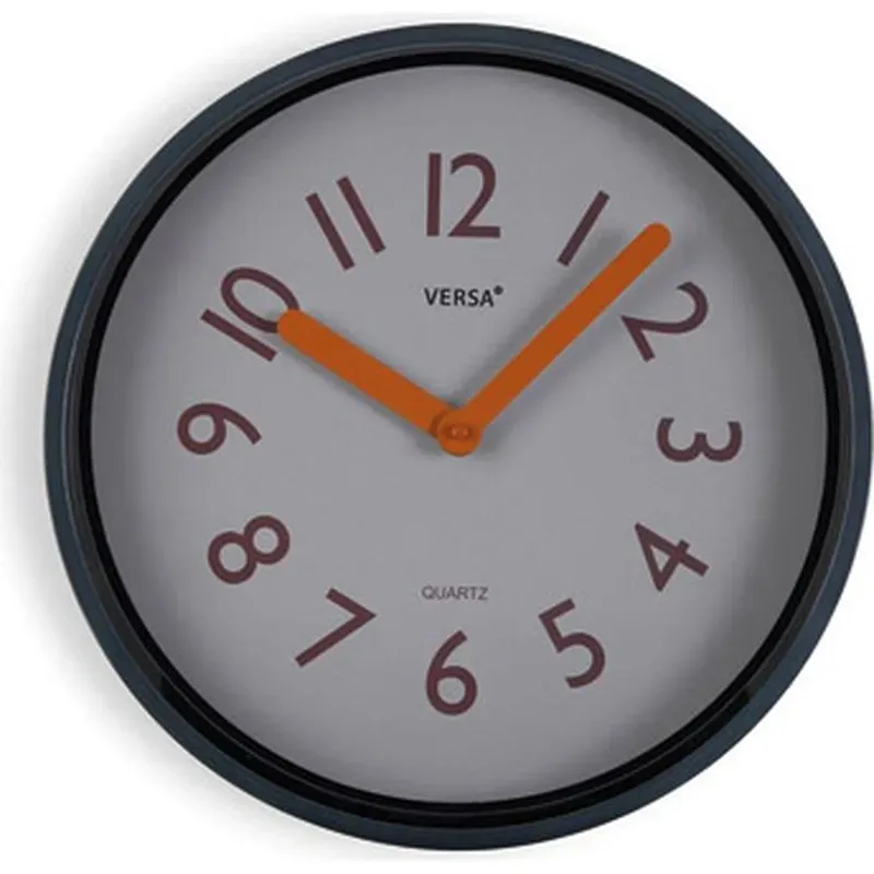 RELOJ PARED REDONDO diametro 30 CM AZUL VERSA 20550133