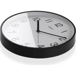 RELOJ PARED REDONDO 30CM NEGRO VERSA 22630022