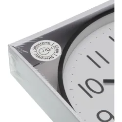 RELOJ PARED REDONDO 30CM NEGRO VERSA 22630022