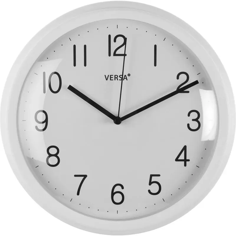 RELOJ PARED REDONDO 26CM BLANCO VERSA 22630030