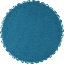 SALVAMANTEL REDONDO AZUL...