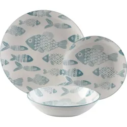 VAJILLA PORCELANA 18 PIEZAS...
