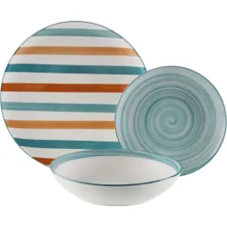 VAJILLA PORCELANA 18 PIEZAS...