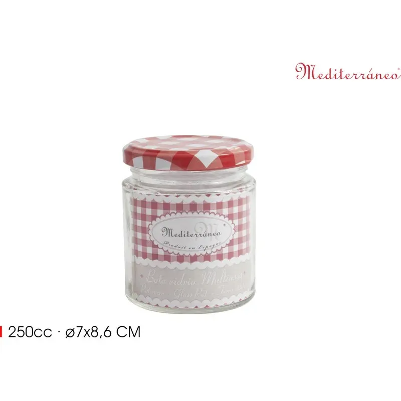 BOTE VIDRIO MULTIUSOS 250 CC LA MEDITERRANEA 2660250