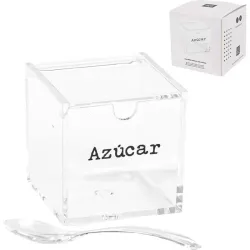 AZUCARERO ACRILICO+CUCHARA D'CASA 310846
